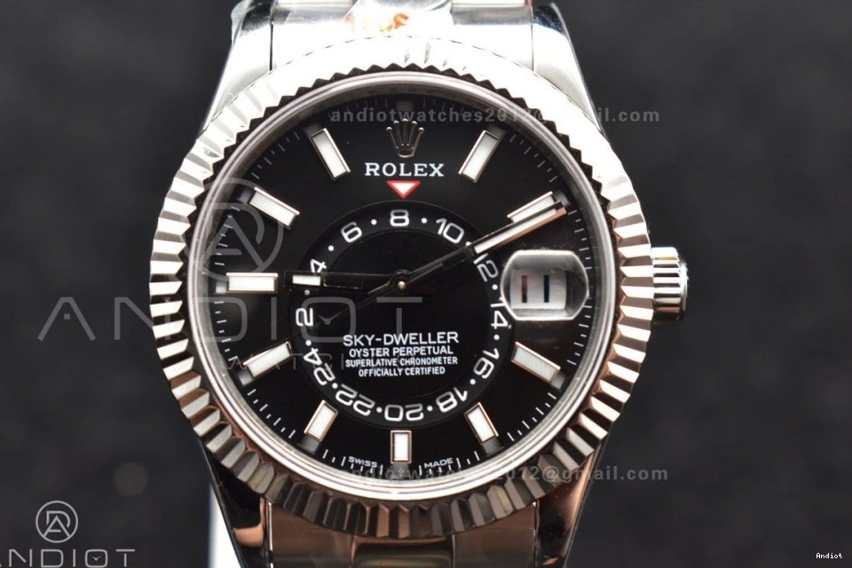 Dial TWF SS on A23J Skydweller Bracelet Edition Best SS Black 1112 Lightweight 0808